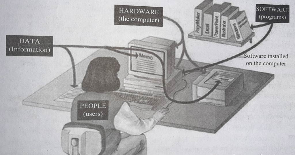 Computer Kya Hai? Computer Hardware and Software in Hindi | Benefits of Computer System 2 Computer hardware and software