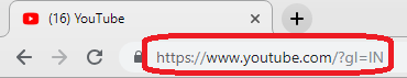 search youtube on chrome